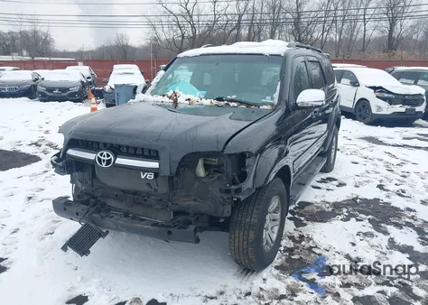 2007 Toyota Sequoia Limited V8 from USA, damaged, VIN 5TDBT48A17S291183